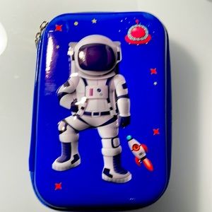 A fun, brand new space themed pencil case.
